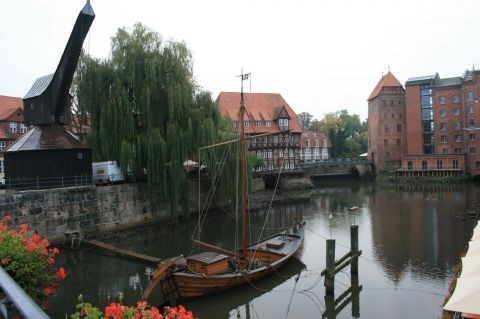 Blick auf die Alte Mühle, in der wir uns wöchentlich treffen.